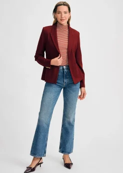 3/4 Sleeve Turtleneck Rib Top><noscript><img width=
