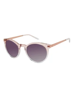 Acetate Frame Round Sunglasses><noscript><img width=