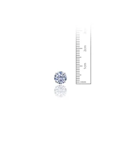 14K White Gold 7MM Round CZ Screwback Stud Earrings><noscript><img width=