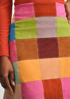 Patchwork Skirt><noscript><img width=